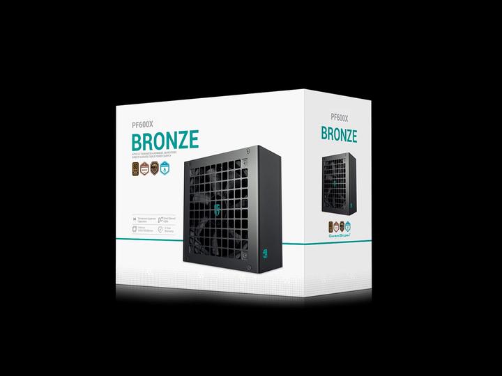 Produktbild Deepcool Power Supply PF600X 600W 80 PLUS Standard PSU, Black (600 W)