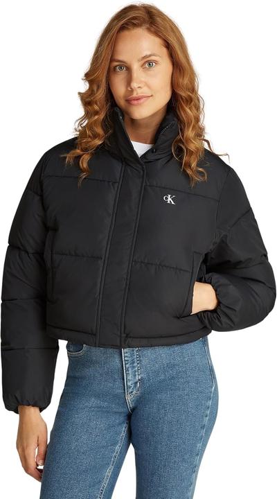 Actual product image Calvin Klein Matte Cropped Puffer Jacket (XL)