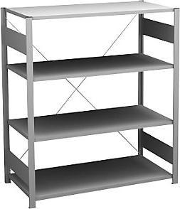 Actual product image kaiserkraft Sideboard boltless shelving unit, galvanised