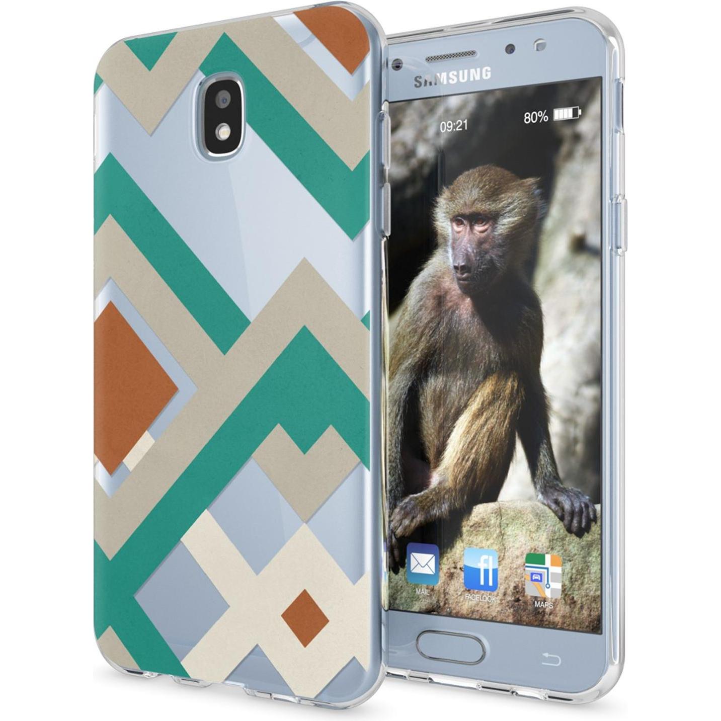Nalia Handyhülle (Samsung Galaxy J3 (2017)), Smartphone Hülle, Mehrfarbig