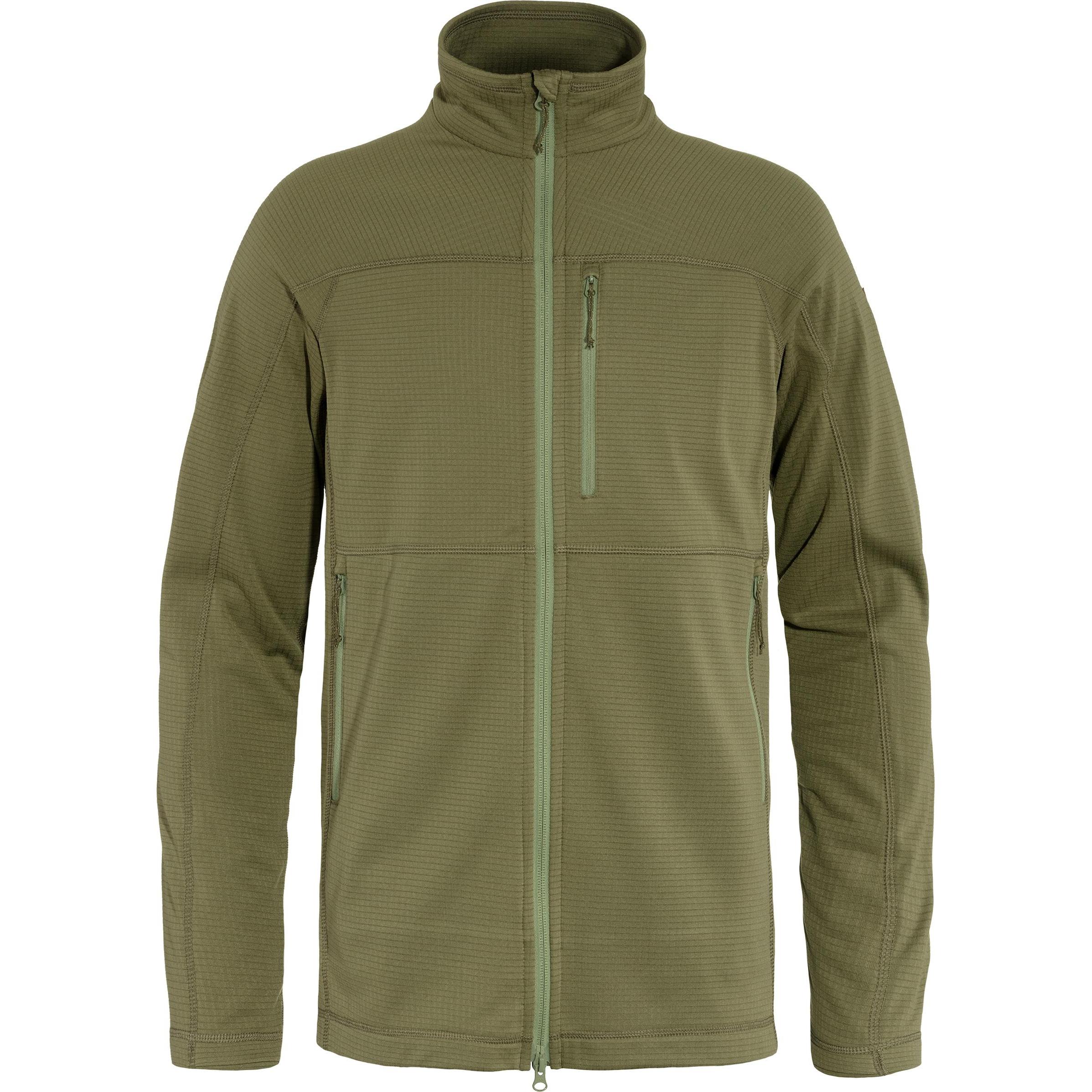 Fjällräven, Herren, Jacke, Abisko Lite Fleece Jacket (L), Grün, L