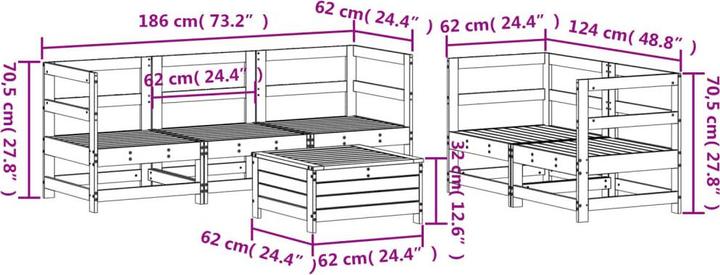 Produktbild vidaXL Lea