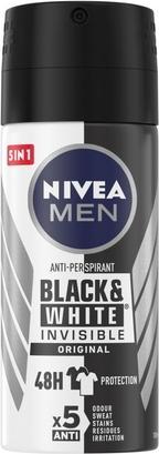 Actual product image NIVEA Menack&White Invisible Original Antiperspirant 100ml (Spray, 100 ml)