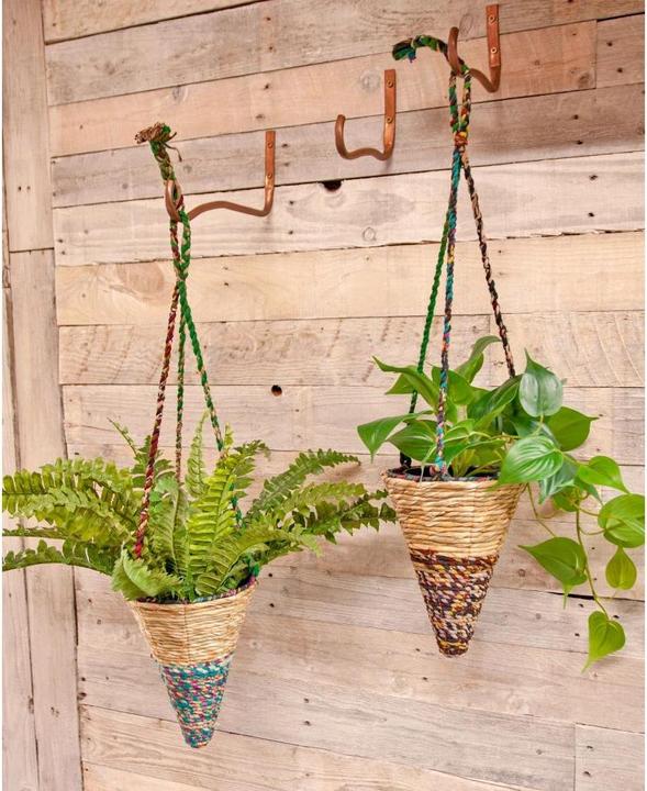 Produktbild Ambiance Technology Artisan Pflanzenkorb konisch klein assortiert, 22 x 16 cm (16 cm)