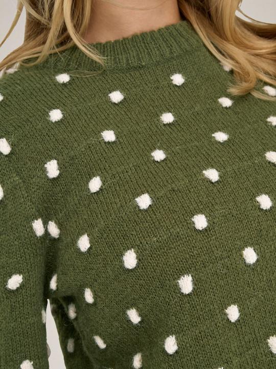 Produktbild JdY Normal geschnitten Hoch geschlossen Lange Bündchen Puffärmel Pullover Strickpullover (XS)