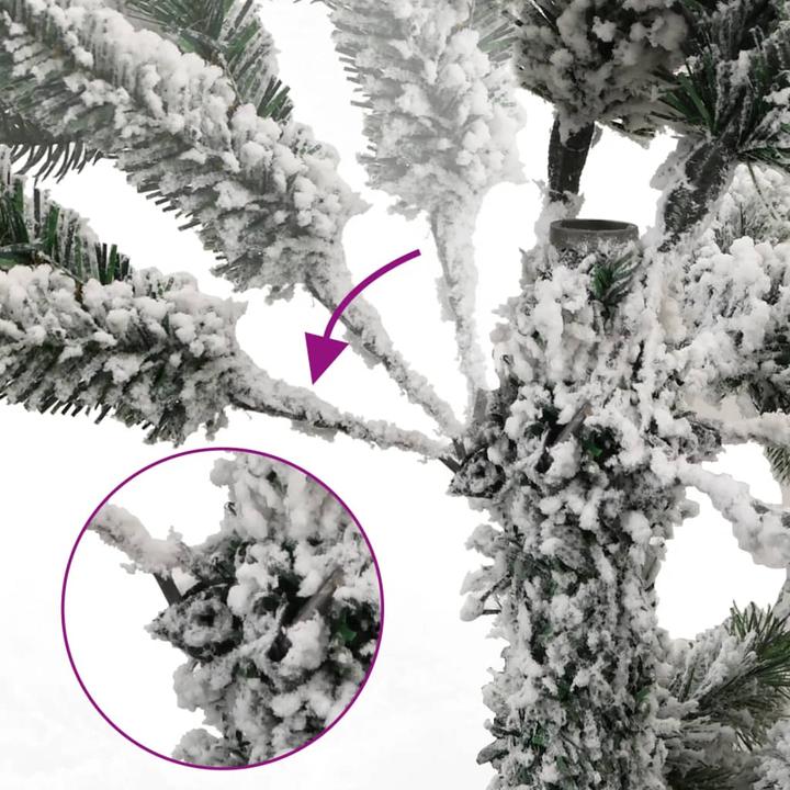 Produktbild vidaXL Weihnachtsbaum Klappbar LED Beleuchtet Christbaum Tannenbaum Deko 150cm (150 cm)