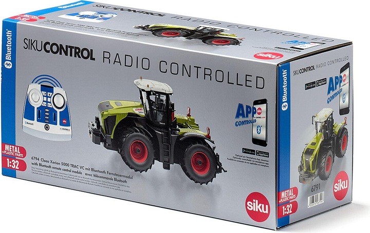 Productafbeelding Siku Claas Xerion 5000 Trac VC Set met Bluetooth afstandsbediening en APP