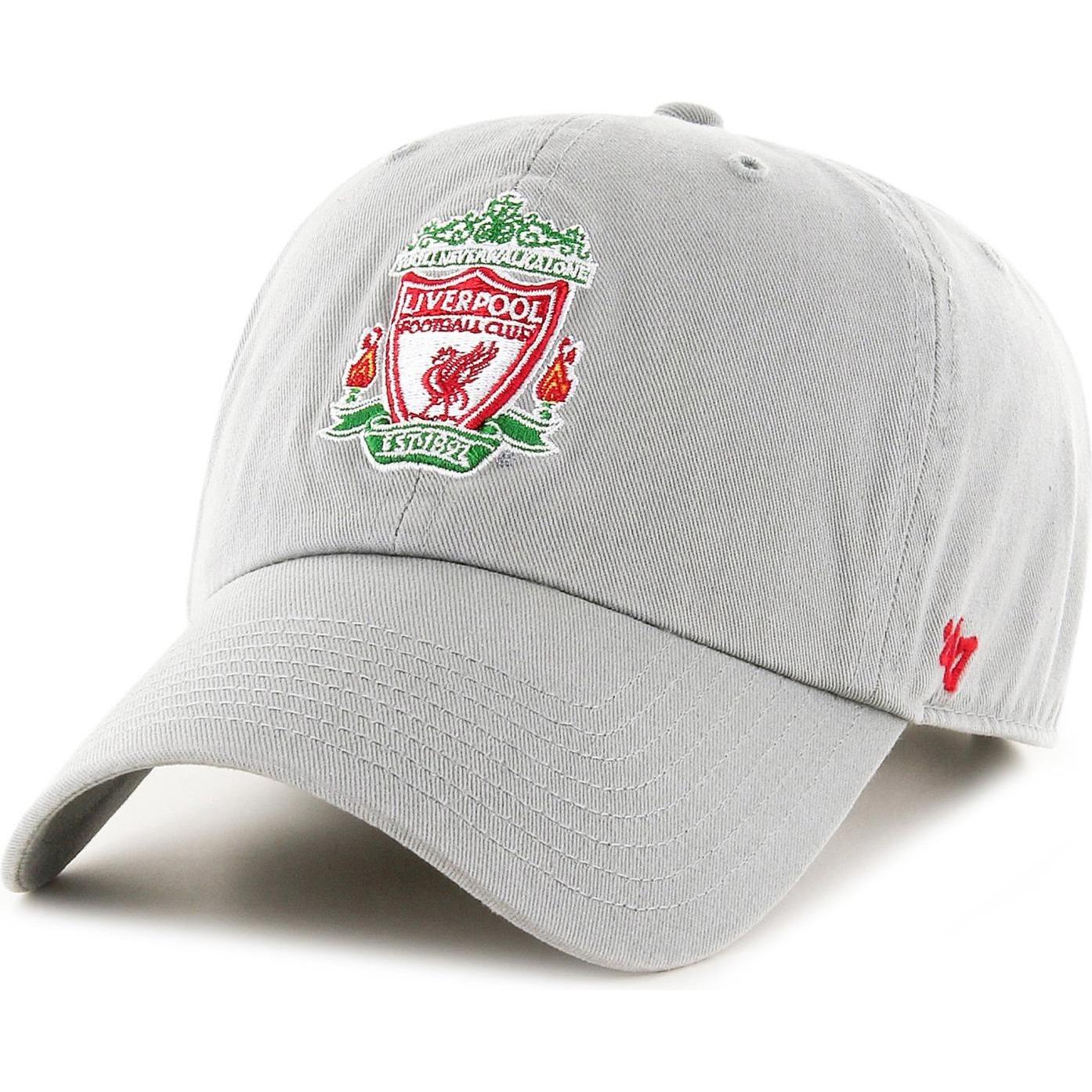 47 Brand, Herren, Cap, Relaxed Fit FC Liverpool, Grau, (One Size)