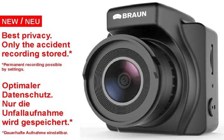 Produktbild Braun B-Box T6 Car Dashcam (Eingebautes Display, GPS-Empfänger, WLAN)