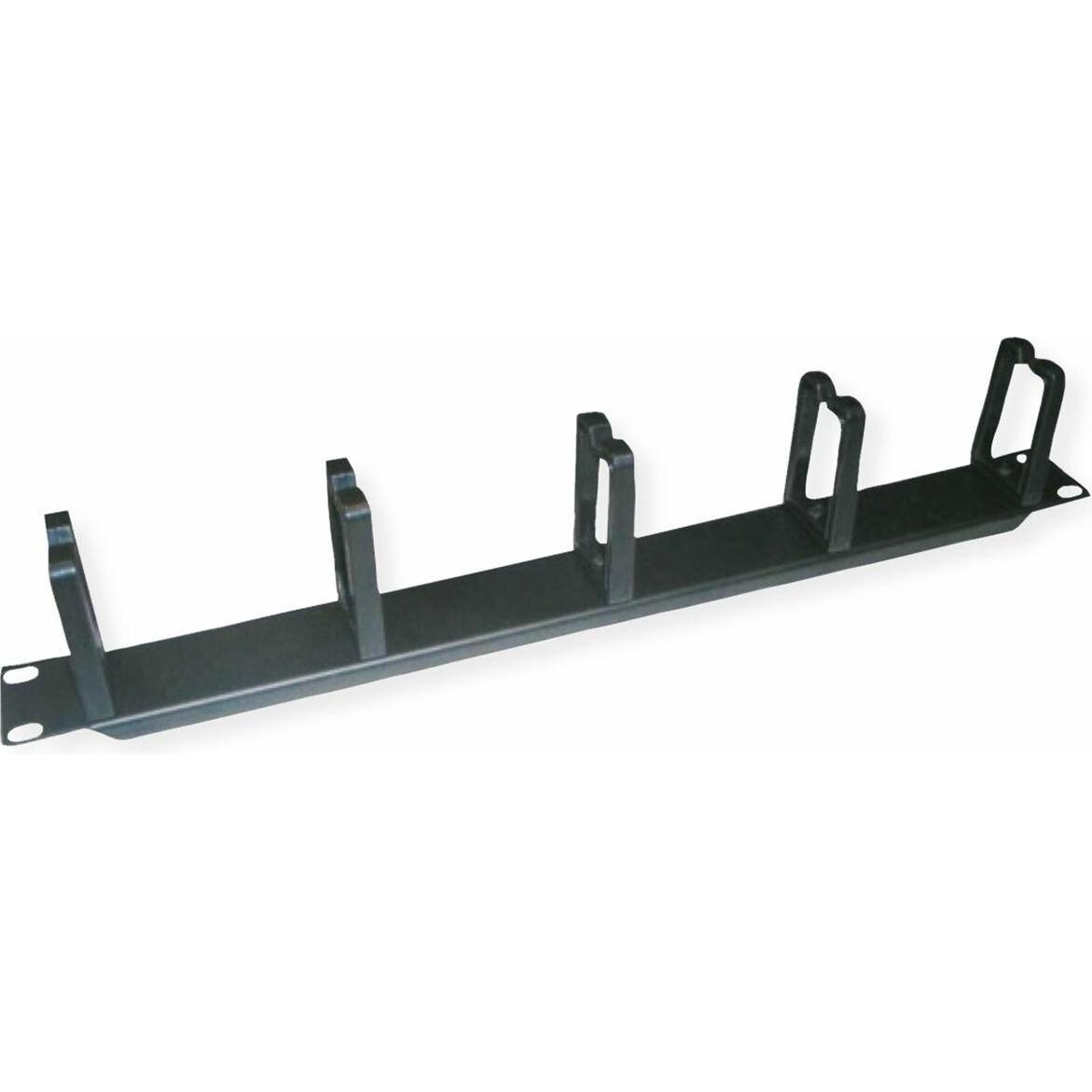 Value 19"-Kablfhrg.1HE 5OEsen C-Typ swz., Serverschrank Zubehör, Schwarz