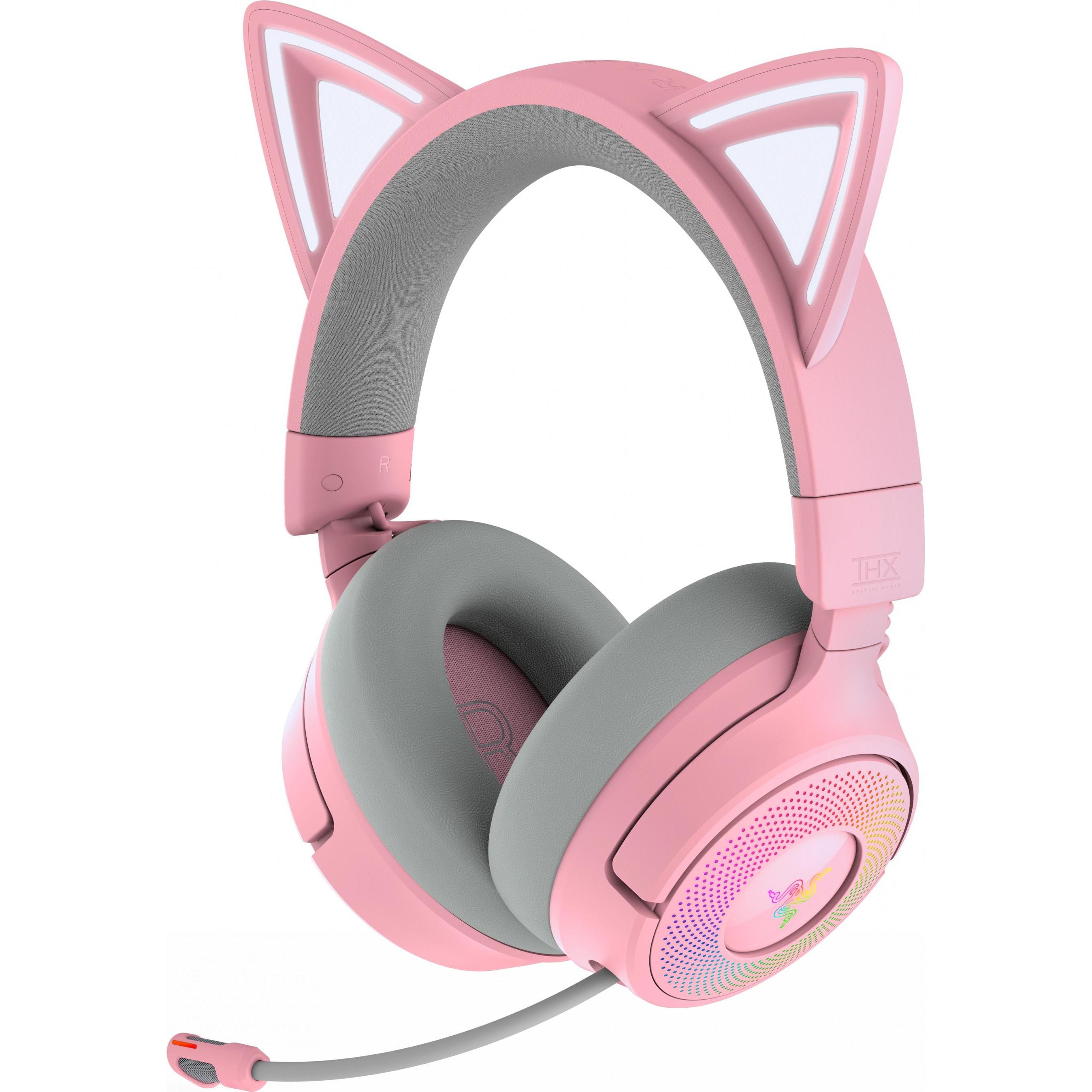 Razer Kraken Kitty V3 Pro - Quartz (Kabellos), Gaming Headset, Rosa