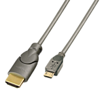 Immagine prodotto Lindy MHL (Micro USB) — HDMI (Typ A) (2 m, HDMI, USB)
