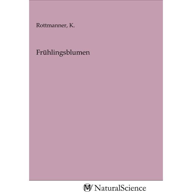 Frühlingsblumen, Fachbücher