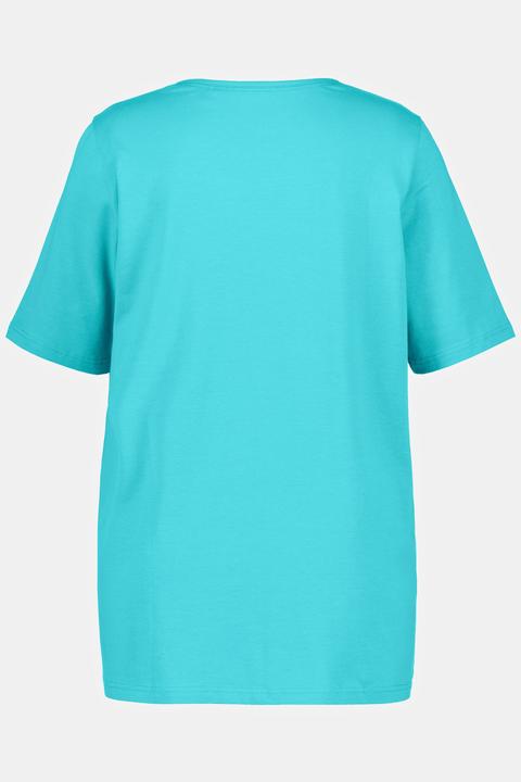Actual product image Ulla Popken Essential Square Neck Stretch Tee (62)