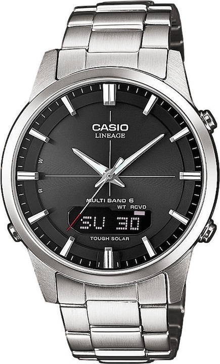 Actual product image Casio Lcw-M170d-1aer (Radio-controlled clock, Hybrid watch, 46.60 mm)