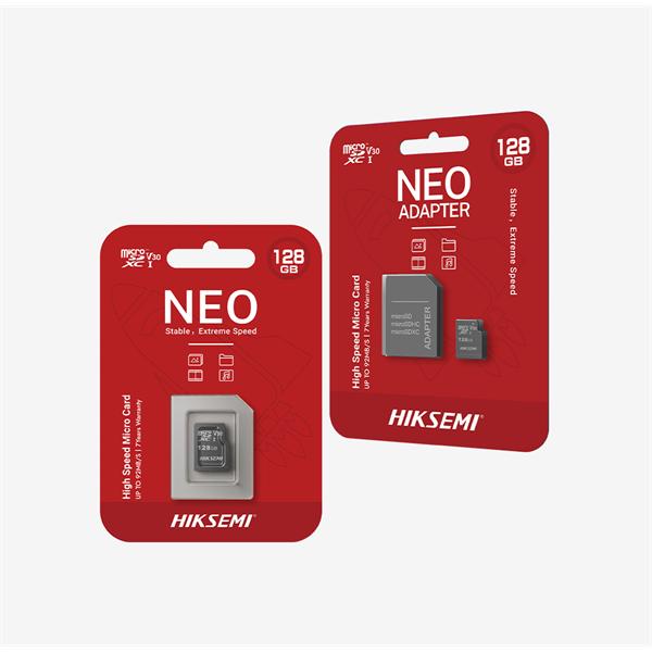 Hiksemi Hikvision MicroSD kártya - NEO 64GB microSDXC™, Class 10 and UHS-I, TLC (adapter nélkül), Scheda di memoria