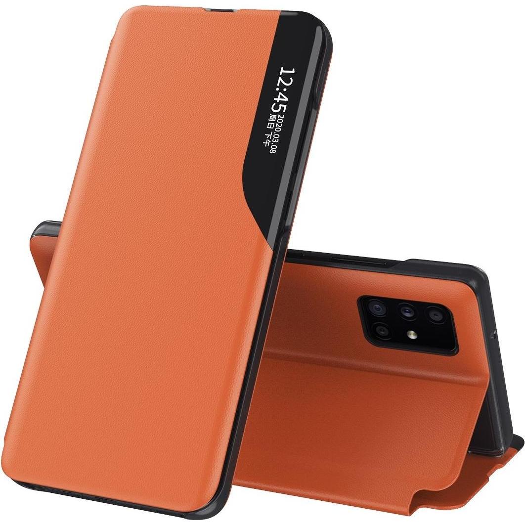König Design Hülle Handy Schutz für Samsung Galaxy A72 5G Case Cover Tasche Etuis Orange Neu (Samsung Galaxy A72 5G), Sm...