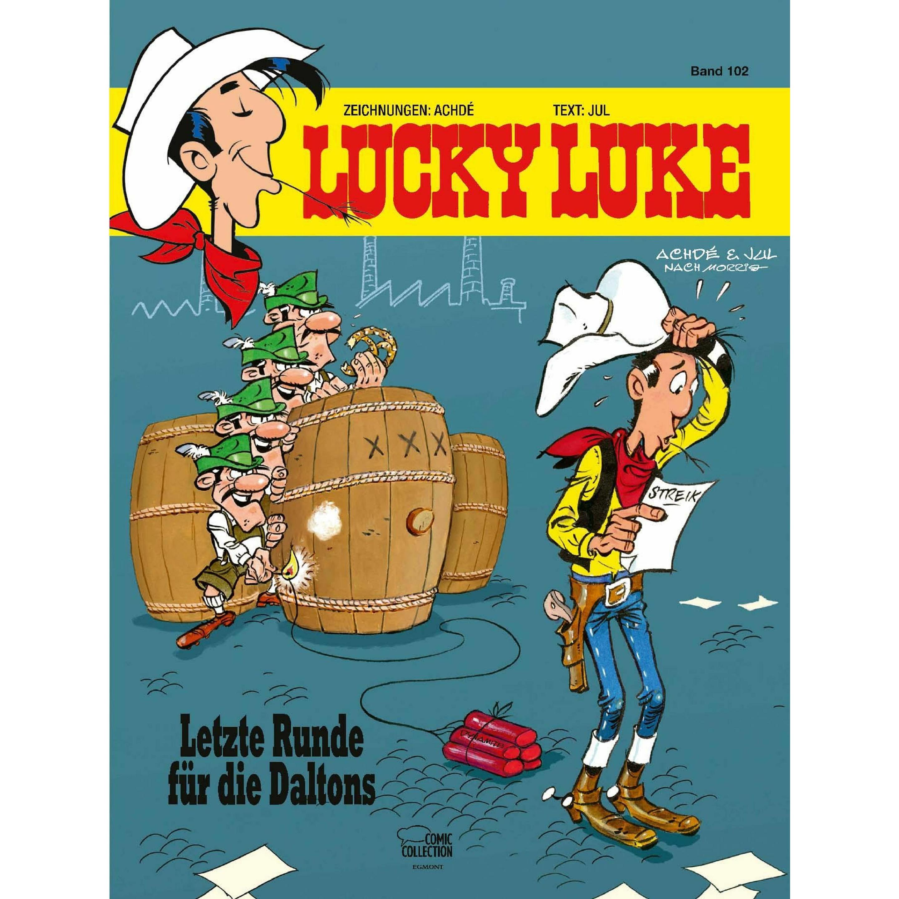 Lucky Luke 102: Letzte Runde für die Daltons, Belletristik von Klaus Jöken, Jul, Achdé