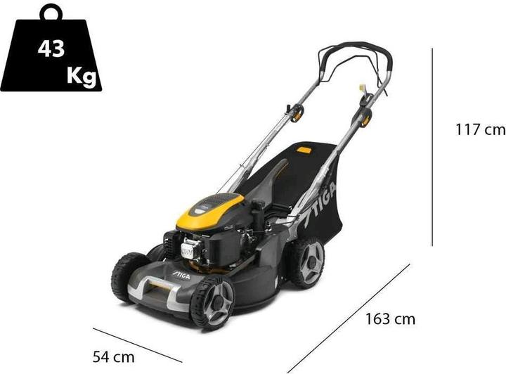 Immagine prodotto Stiga Twinclip 950 V BenzinRasenmäher mit Eigenantrieb ST 200Motor, 196 cm (Benzina)