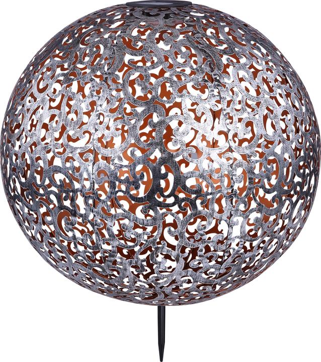 Immagine prodotto Globo Luce Solare In Metallo Argento, 1xled (IP44)