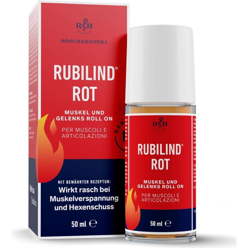 Bano, Muskelsalbe + Kühlpad, Rubilind Rot Muskel Rollon, 50 ml XPK (50 ml)