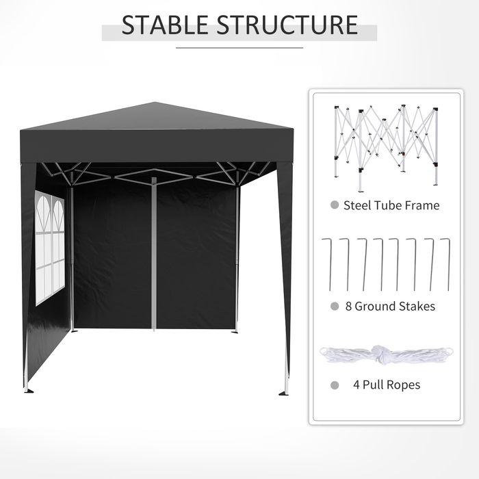 Actual product image Outsunny Folding pavilion (200 cm, 200 cm)