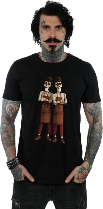 Actual product image Disney Mens Coco Oscar And Felipe Twin Brothers T-Shirt (5XL)