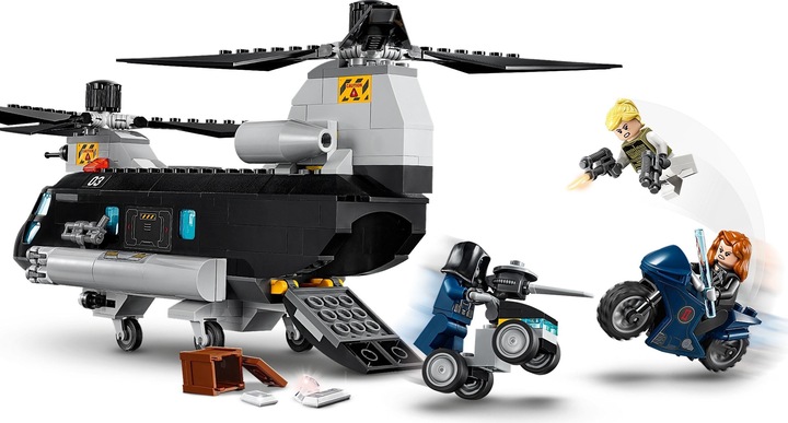Actual product image LEGO Black Widows Helicopter Chase (76162, LEGO Marvel)