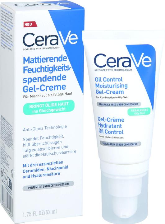 Image du produit CeraVe Gel-crème hydratant (52 ml, Crème 24h, Gel visage)