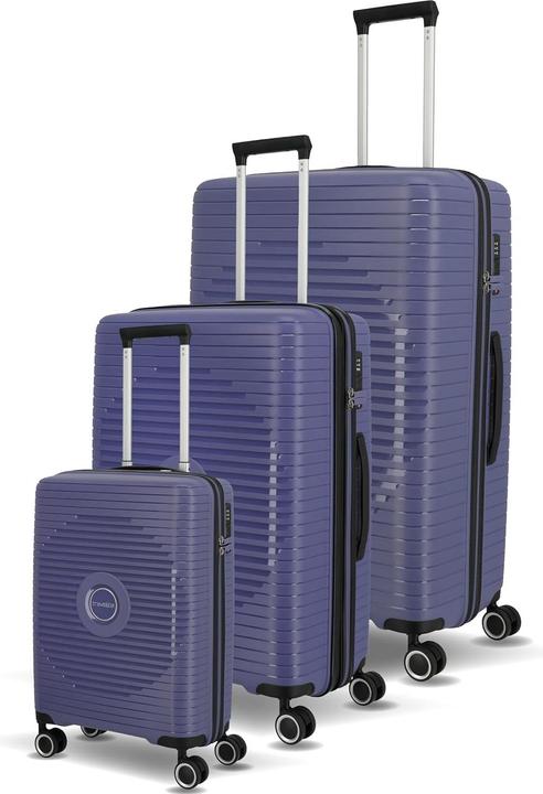Image du produit Travelite Orbita Ensemble de valises à 4 roulettes 3 pièces avec soufflet extensible (210 l)