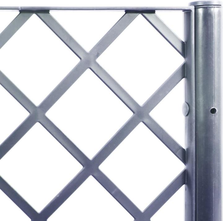 Image du produit vidaXL Bac à plantes avec treillis PP