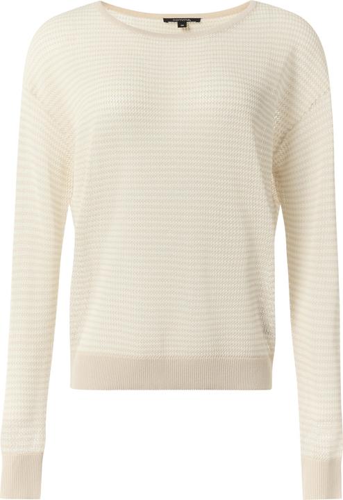 Produktbild Comma Strickpullover Semitransparenter Feinstrickpullover im Slim Fit (44)