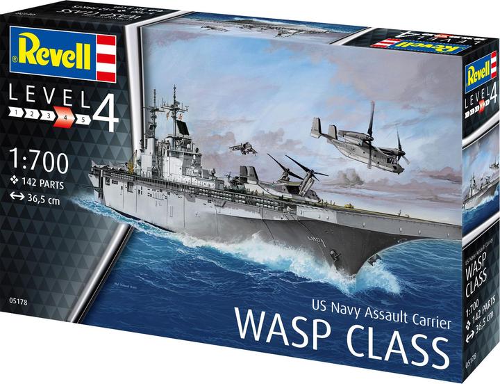 Actual product image Revell Assault Carrier USS WASP CLASS