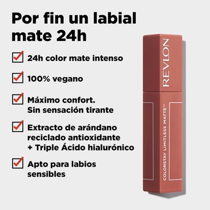 Image du produit Revlon Rouge à lèvres liquide mat ColorStay Limitless - Strut 005 (05 Chute)