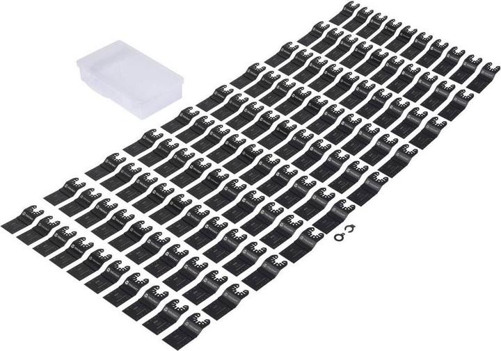 Produktbild Toolcraft TO-10246101 HCS Multifunktionswerkzeug-Zubehör-Set 100teilig 34 mm 1