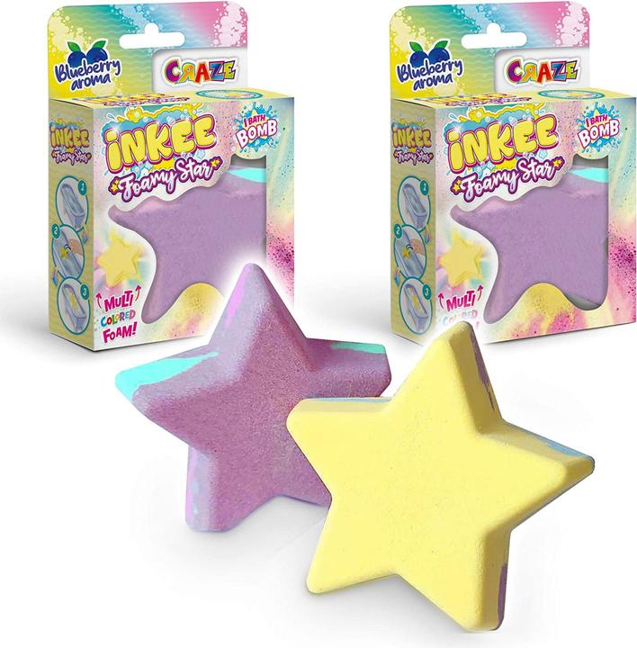 Produktbild Craze Inkee Foamy Star (Badekugeln, 70 g)