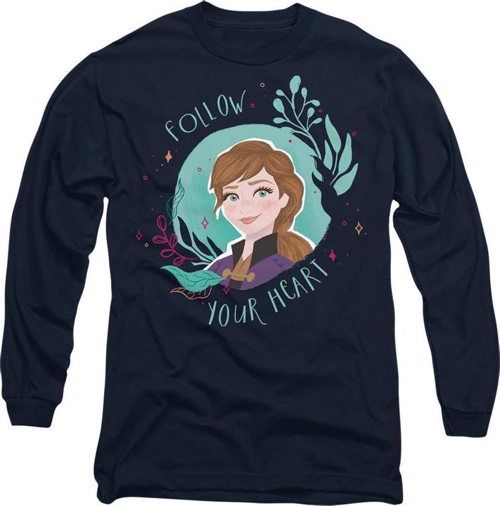 Actual product image Disney Frozen Unisex Adult Follow Your Heart Anna T-Shirt (L)