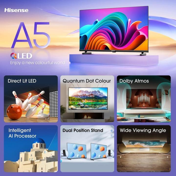 Produktbild Hisense TV 32A5NQ (32", A5N, QLED, Full HD, 2024)