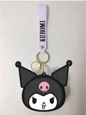 Actual product image Pyramid Kuromi Porta Monete: Silicon Kuromi