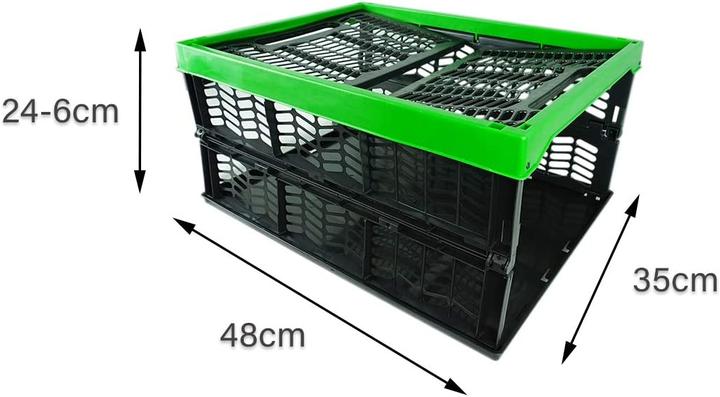 Image du produit Novaliv Boîtes pliantes solides vert 6pcs