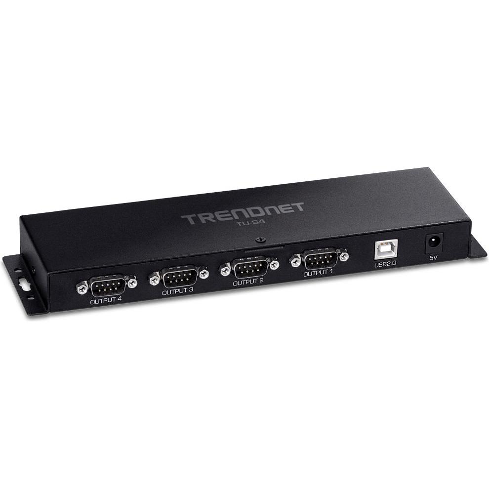Trendnet Adattatore da USB a seriale RS232 a 4 porte - Adattatore, Convertitore