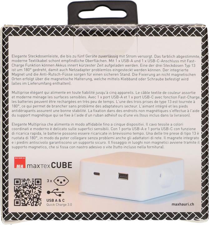 Immagine prodotto Max Hauri Cubo maxTEX (3 x, Tipo 13, 2 m)