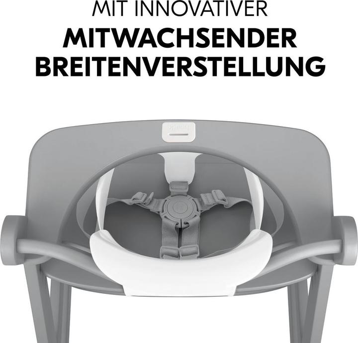 Actual product image Hauck Hochstühle Hochstuhl Alpha Plus Black - im Sparset inkl. (Stair high chair)