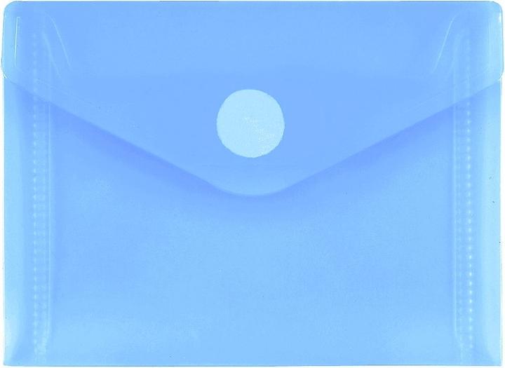 Actual product image Foldersys 10 document pockets DIN A7 blue smooth 0.20 mm (A7, 10 x)