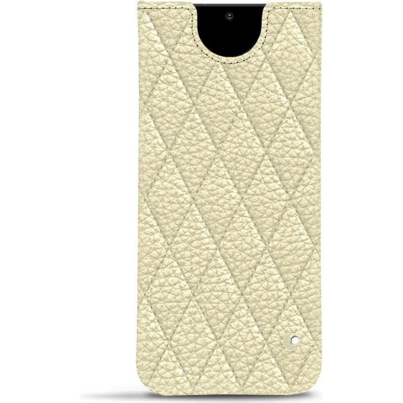Noreve Lederschutzhülle (Samsung Galaxy S20+ 5G), Smartphone Hülle, Beige