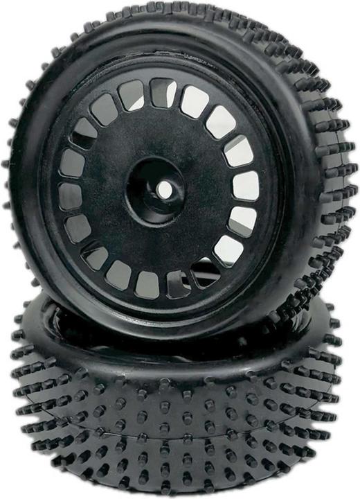 Produktbild Absima 1:10 Buggy Räderset "Mini Pin" vorne schwarz (2)