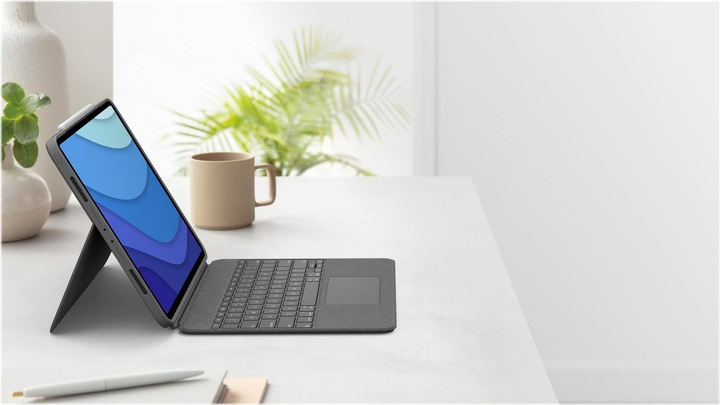Produktbild Logitech Combo Touch (CH, iPad Pro 11 2021 (3. Gen), iPad Pro 11 2020 (2. Gen), iPad Pro 11 2018 (1. Gen), iPad Pro 11 2022 (4. Gen))