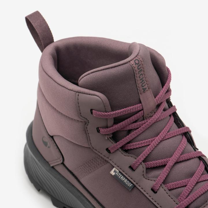 Produktbild Quechua Wanderschuhe Damen halbhoch wasserdicht - NH100 WP violett (38)