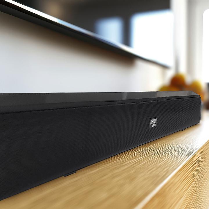 Produktbild Technaxx Bluetooth Stereo Soundbar, HDMI-ARC, Opt-in, Aux-in, 30W (30 W, 2.0 Kanal)