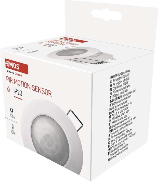 Actual product image Emos Motion detector (PIR sensor) IP20 1200W White (6 m)